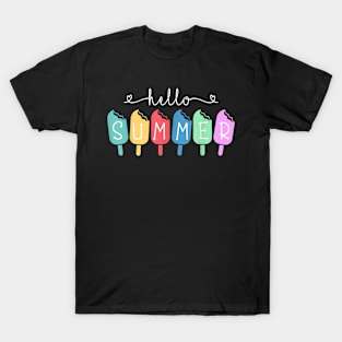 Hello Summer Happy Last Day School Teacher Student T-Shirt